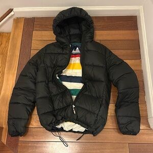 Hudson’s Bay Stripes Puffer Jacket S